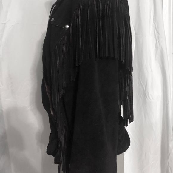 Harley-Davidson Women's Black Suede Vintage Motorcycle Jacket - Medium SALE - Picture 3 of 9
